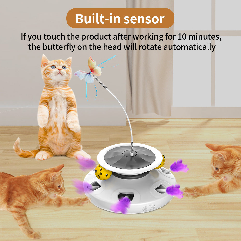 3-in-1 Automatic Interactive Cat Toy