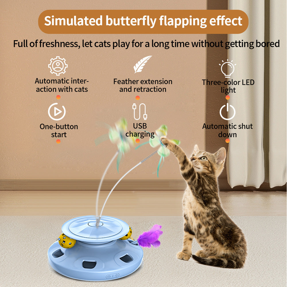 3-in-1 Automatic Interactive Cat Toy